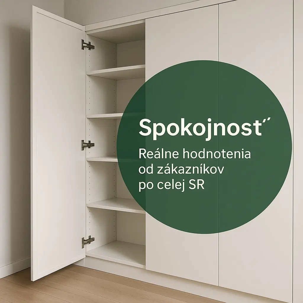 Moderná vstavaná skriňa - elegancia a praktickosť v jednom